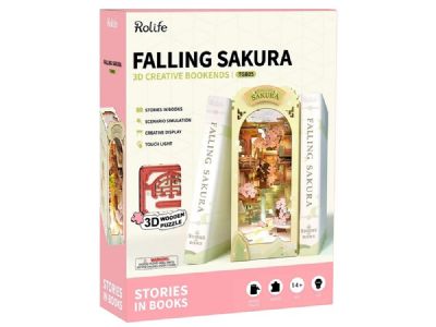 275 DIY 3D Bookends Falling Sakura