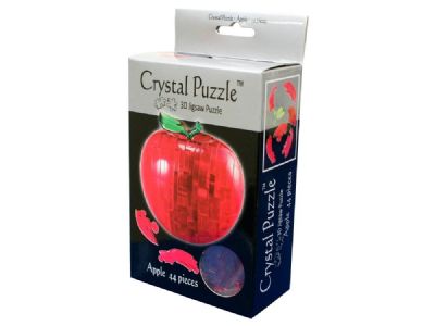 3D Crystal Puzzle Red Apple