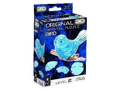3D Crystal Puzzle Blue Bird