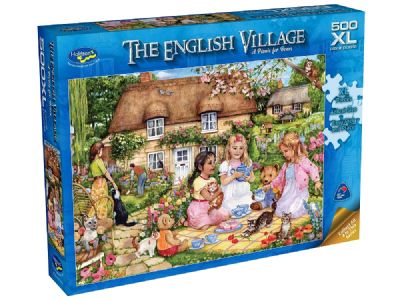 500 pce XL English Village A Picnic For Bears