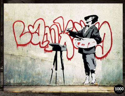 Banksy Grafitti Painter 1000 pce