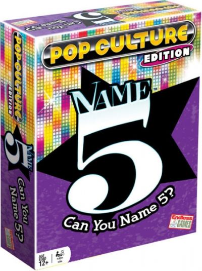 Name 5 Pop Culture Edition